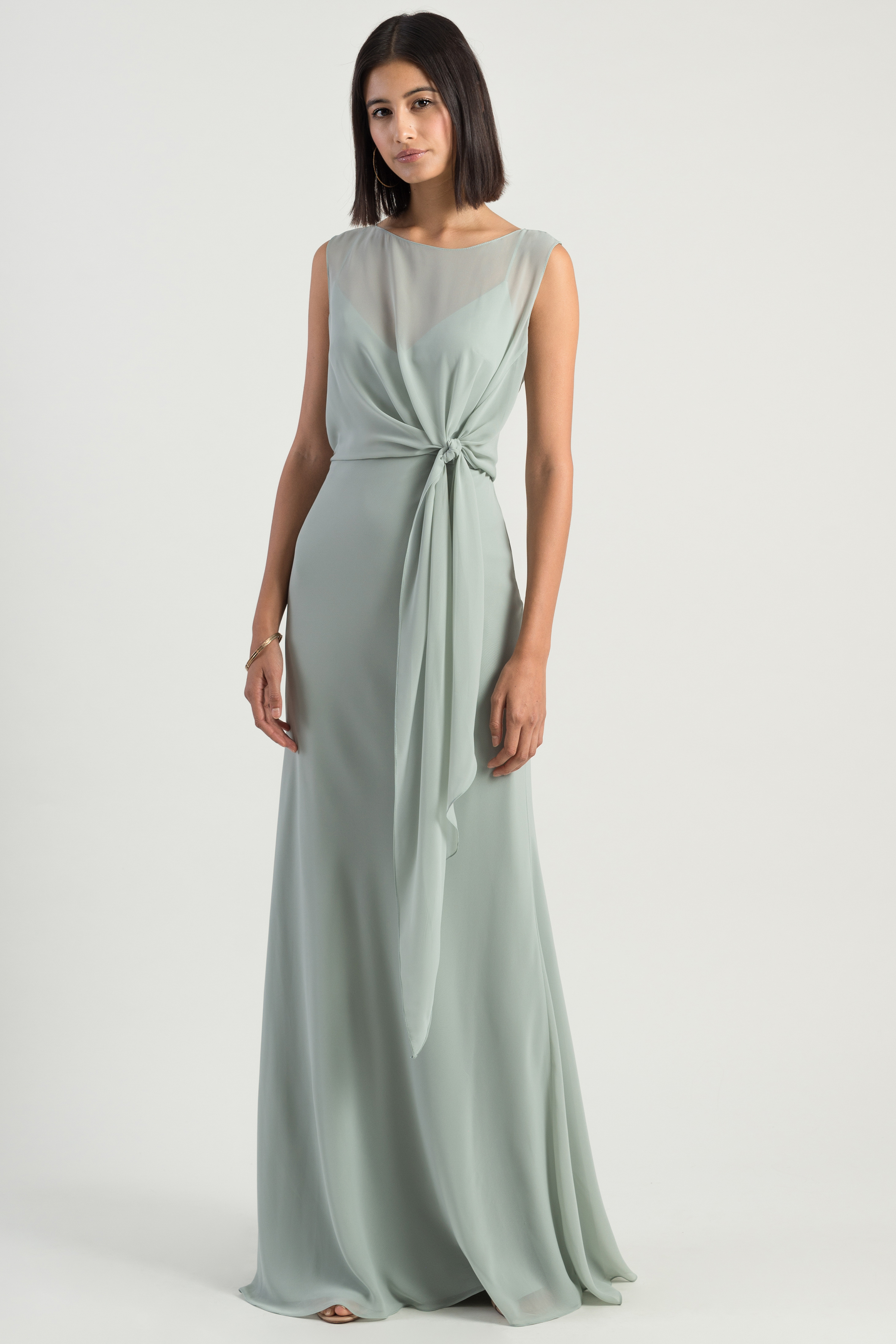 jenny yoo elizabeth chiffon gown