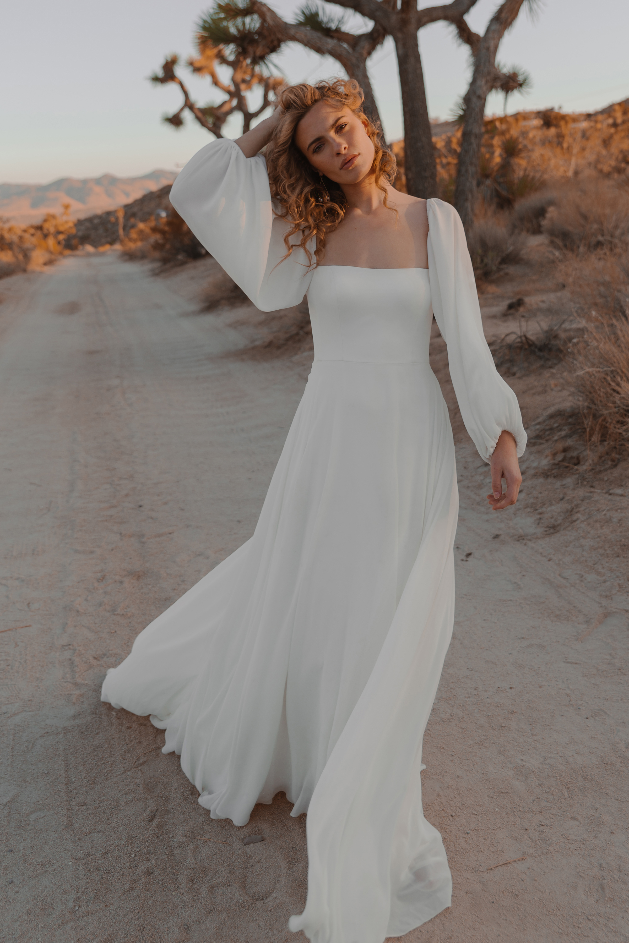 Blush Lace & Tulle Vintage Cap Sleeve Wedding Dress - Promfy