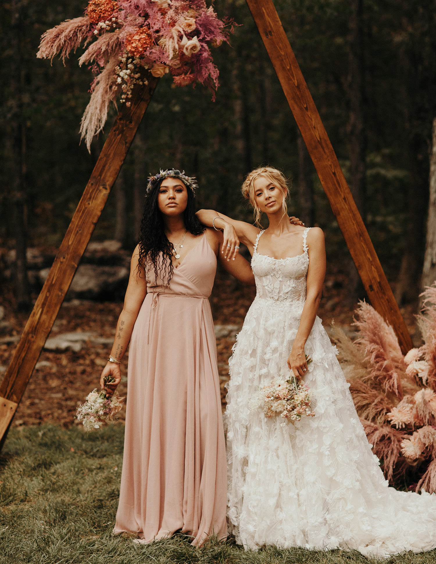 Jenny Yoo Real Wedding And Bridesmaid Dress Inspiration