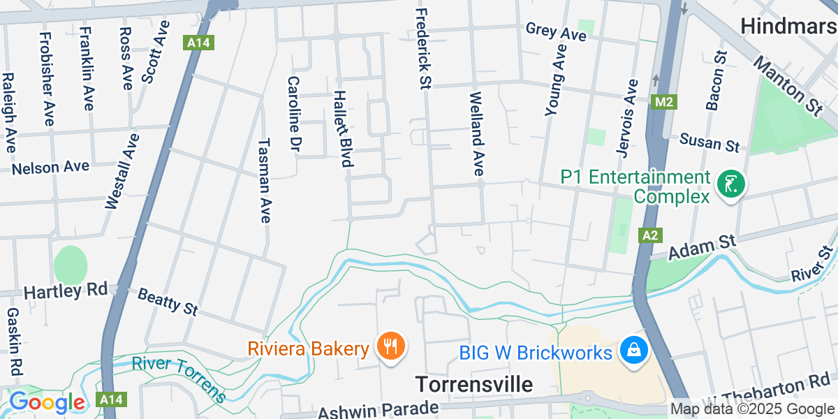 Map location for Adelaide Pool Equipment