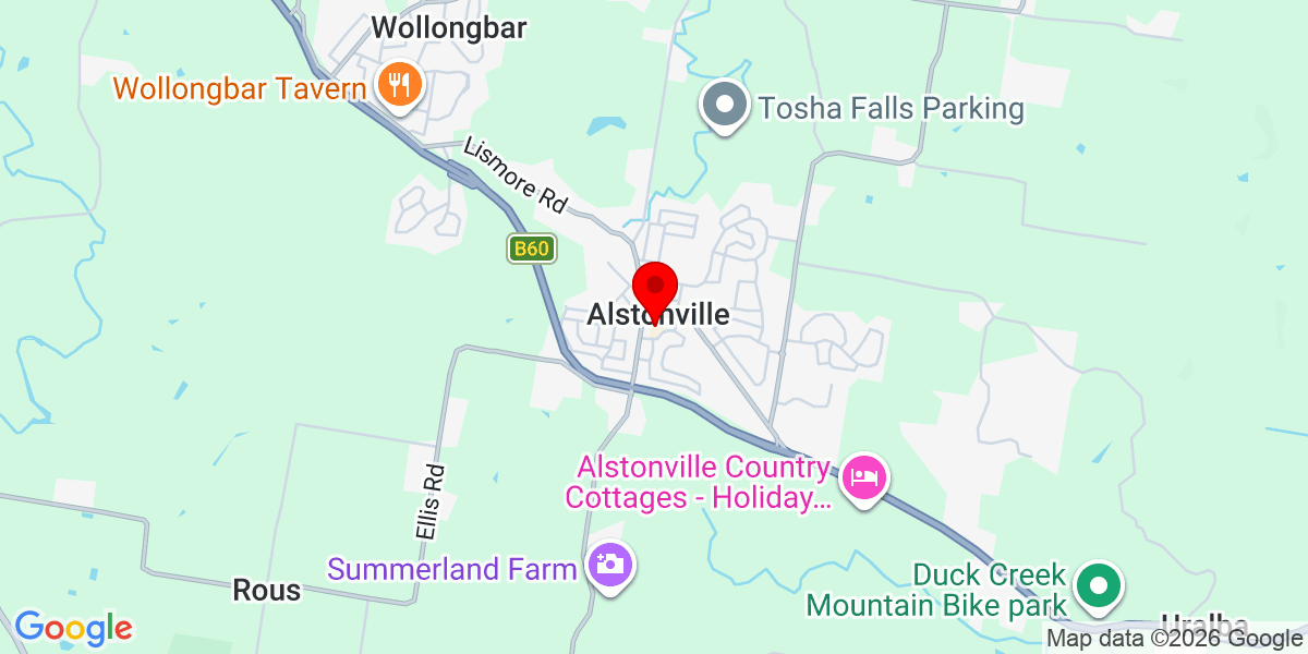 Map location for Hinterland Pools