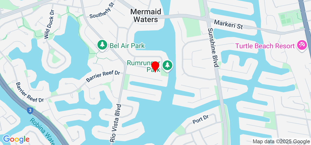 Map location for Built Right Pools