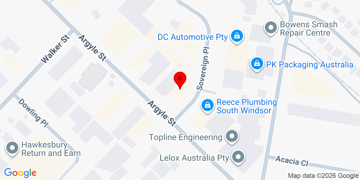Map location for Pool & Spa Warehouse Windsor