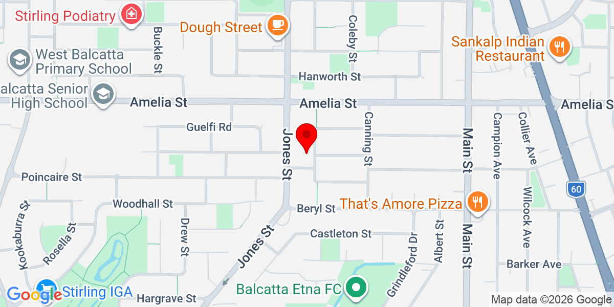 Map location for Graziani Pools & Landscape