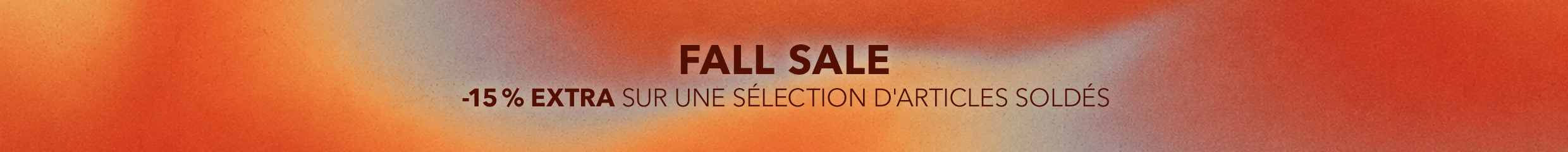 Fall Sale
