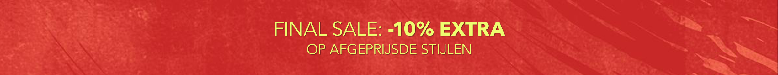 FINAL SALE: -10% EXTRA