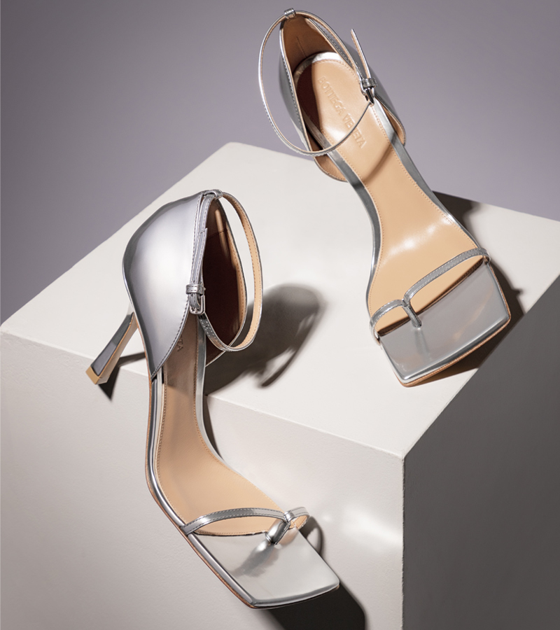 Balmain Moneta Sandals Patent Leather Black | Riemchensandale 