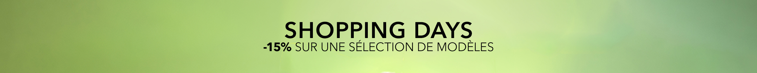 fashionette SHOPPING DAYS