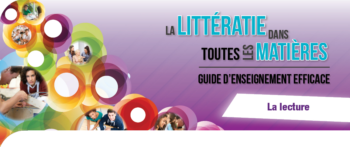 La littératie dans toutes les matières - Lecture