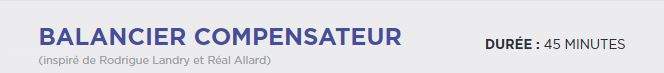 Balancier compensateur - activité PDF