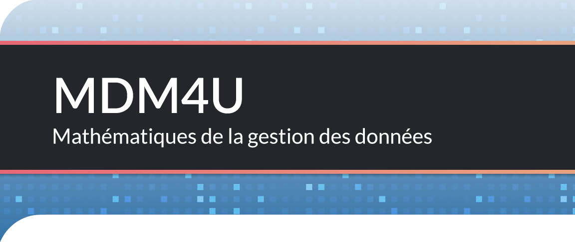 MDM4U - Mathématiques de la gestion des données