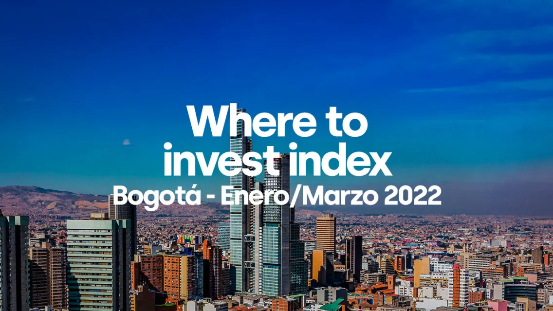 Wii - Where to invest index de Bogotá Q1 2022 La Haus