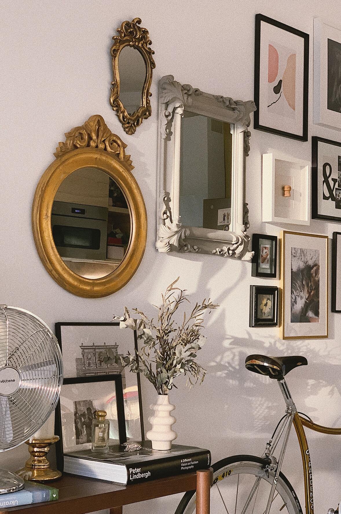 Espejos decorativos distintas formas para pared - La Haus