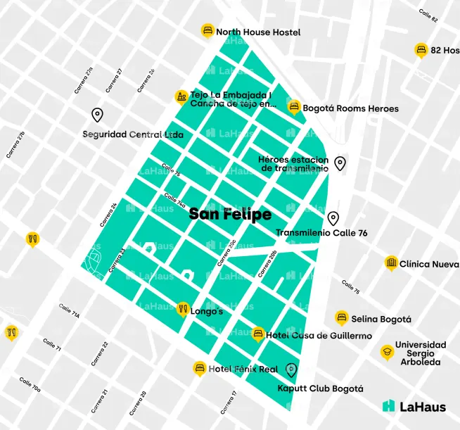 Mapa de San Felipe | La Haus