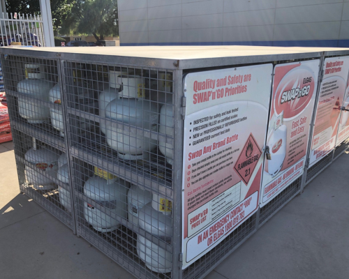 Barossa Mitre 10 Gas Bottle Swap