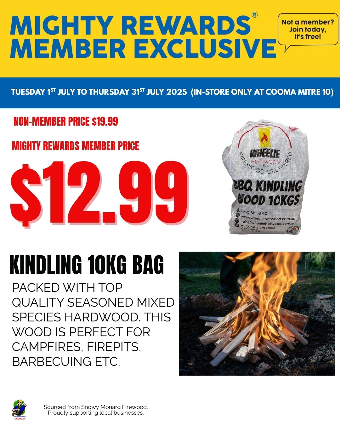 Cooma Mitre 10 Rewards Member Exclusive July