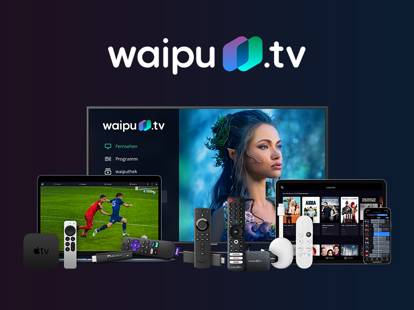 waipu.tv Stage Fernsehgeräte und Smart TV