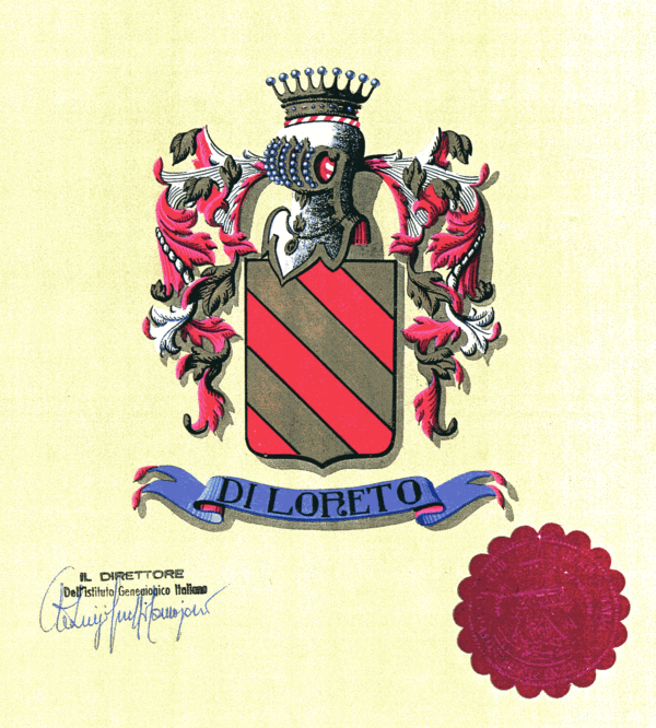 DiLoreto Coat of Arms