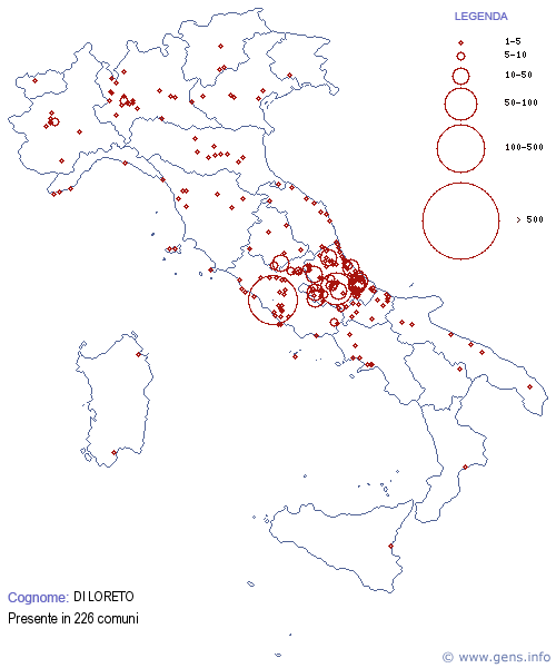 DiLoreto map