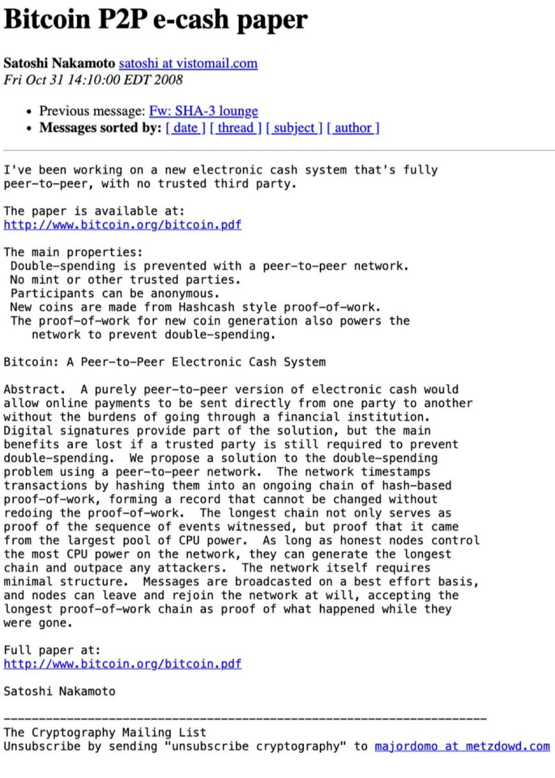 Bitcoin introduciton