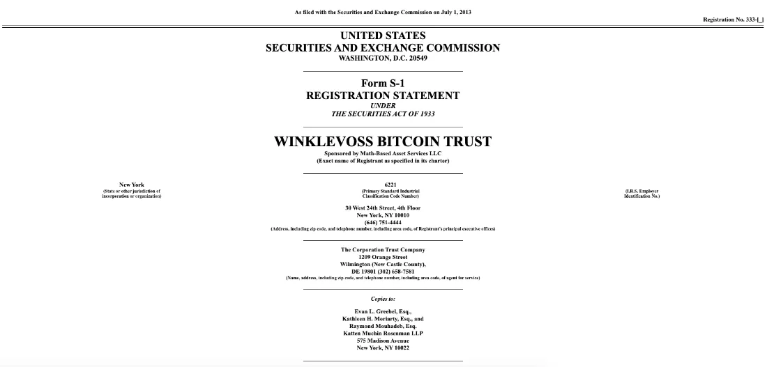 first etf by winklevoss