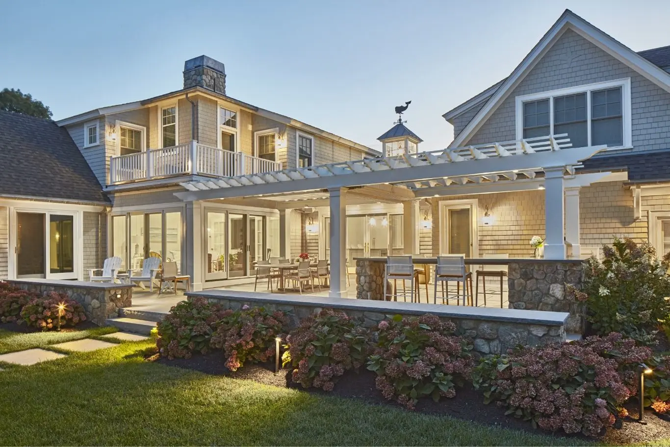 Image of a home with attached pergola