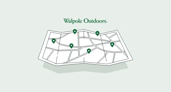 Illustrated map of Walpole locations