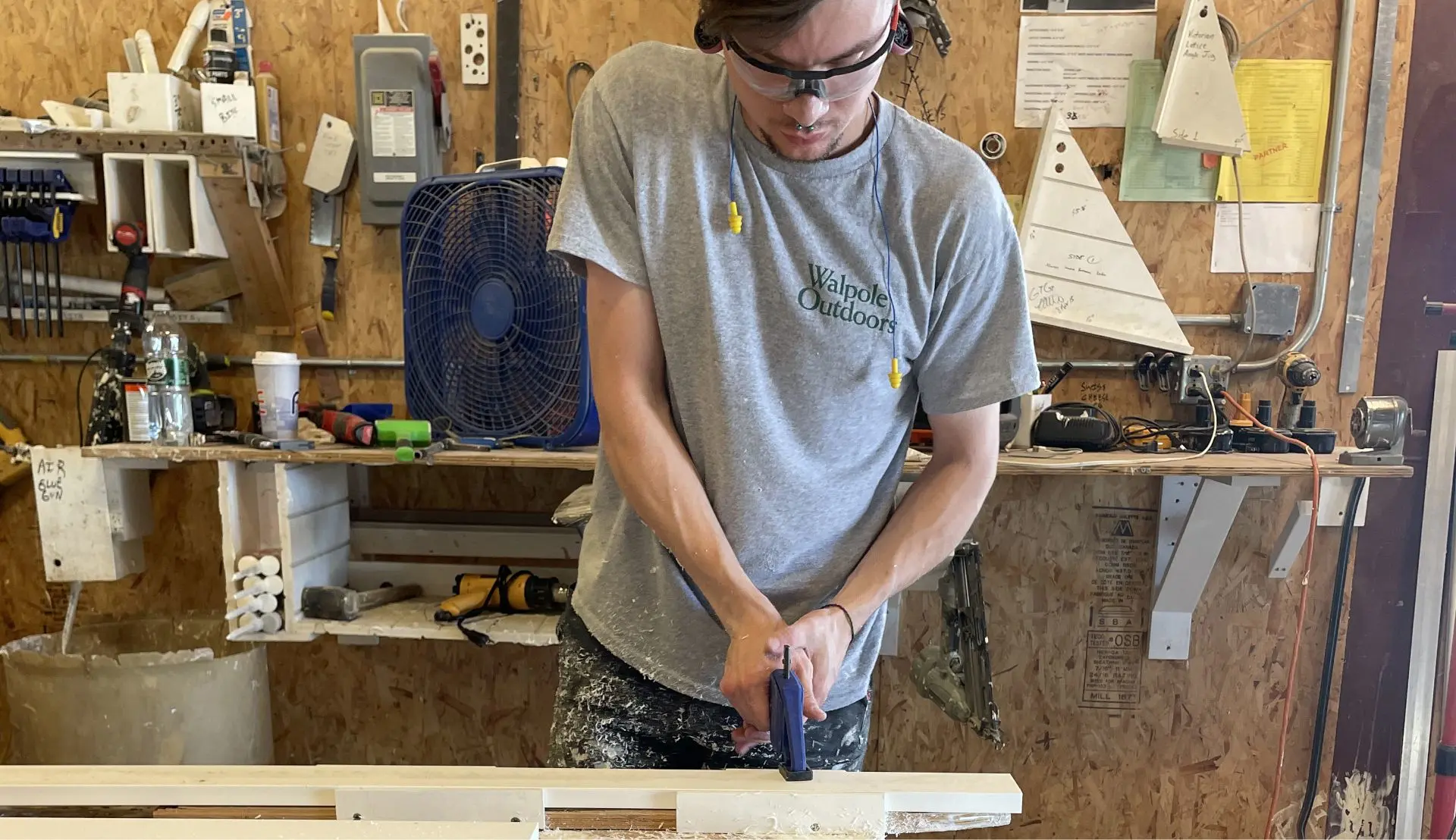 Image of craftsman with nail gun
