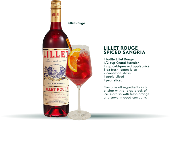 Lillet Rouge Spiced Sangria