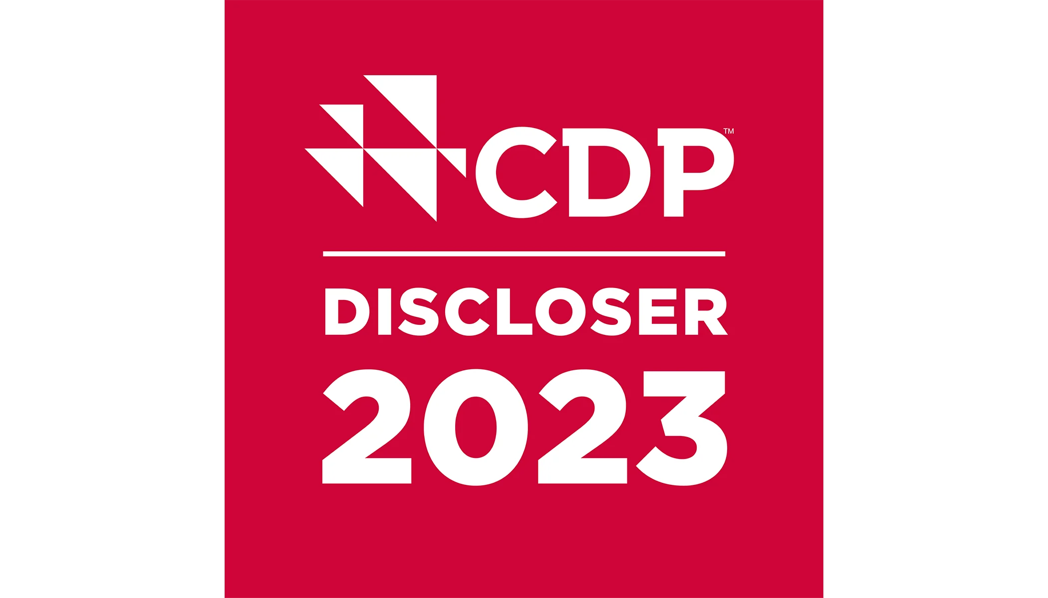 CDP Controlant 2023 discloser logo sustainability environmental disclosure