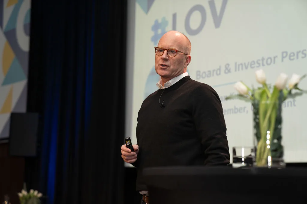 Steve Van Kuiken board member at LOV Week 2024 day o connection living our values investor perspective