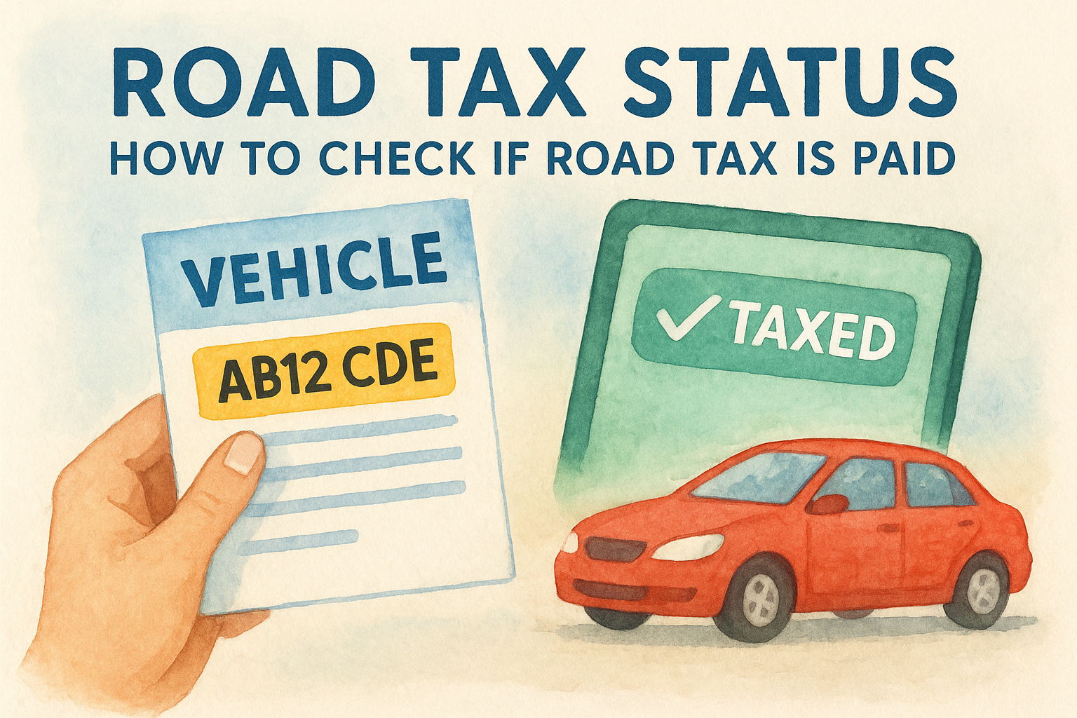 Road Tax Status: How To Check If Road Tax Is Paid