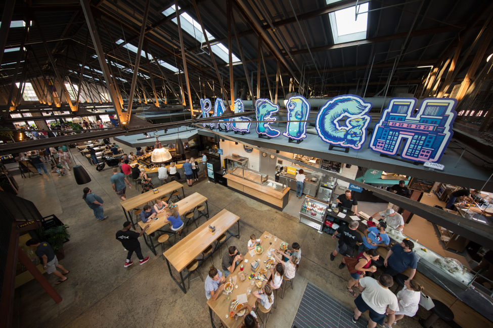 Transfer Co. Food Hall in Raleigh (Photo Credit: Brian Strickland)