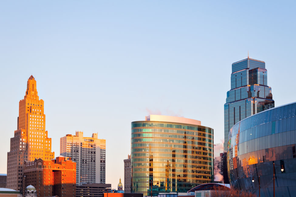 Kansas City, MO at sunrise.