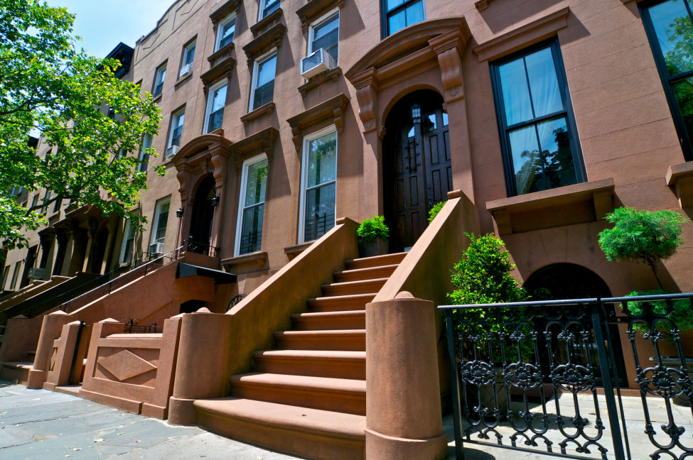 Brownstones in Brooklyn's Cobble Hill neighborhood.