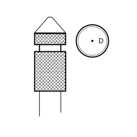 锥形喷嘴 D - 0.45 毫米