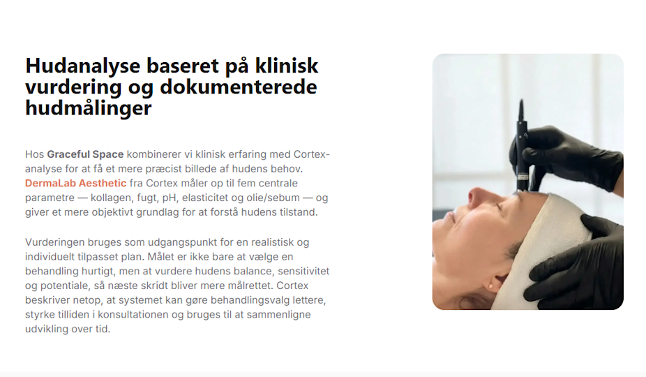 Testimonial foto André Graceful Space - website screendump