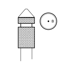 锥形喷嘴 B - 0.75 毫米