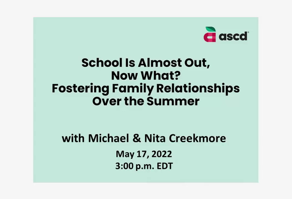 Fostering Family Relationships Webinar Thumbnail