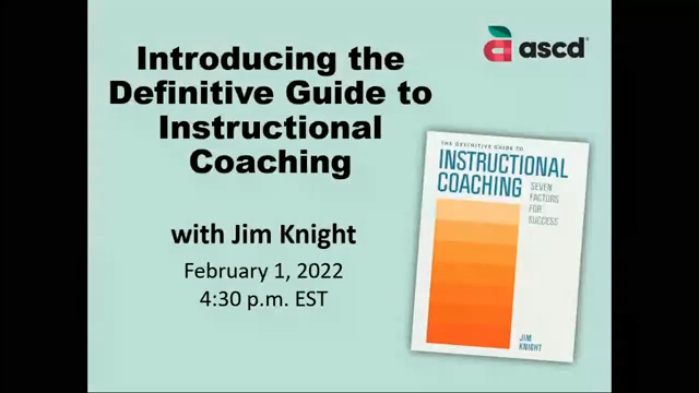 Definitive Guide to Instructional Coaching Webinar 