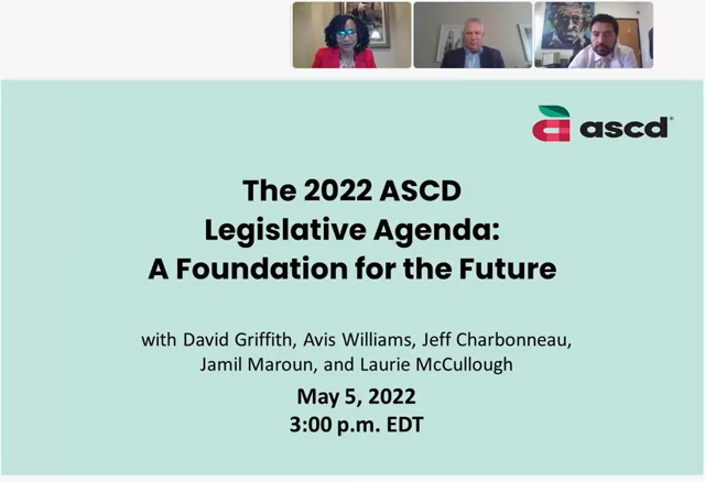 2022 Legislative Agenda Webinar Thumbnail