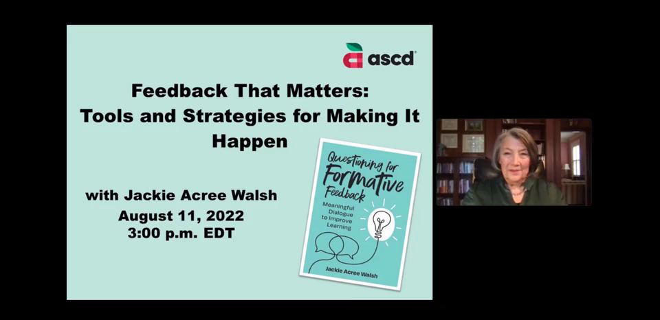 Feedback That Matters Webinar thumbnail