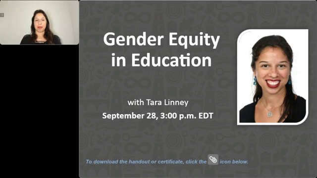 Gender Equity Webinar Tumbnail