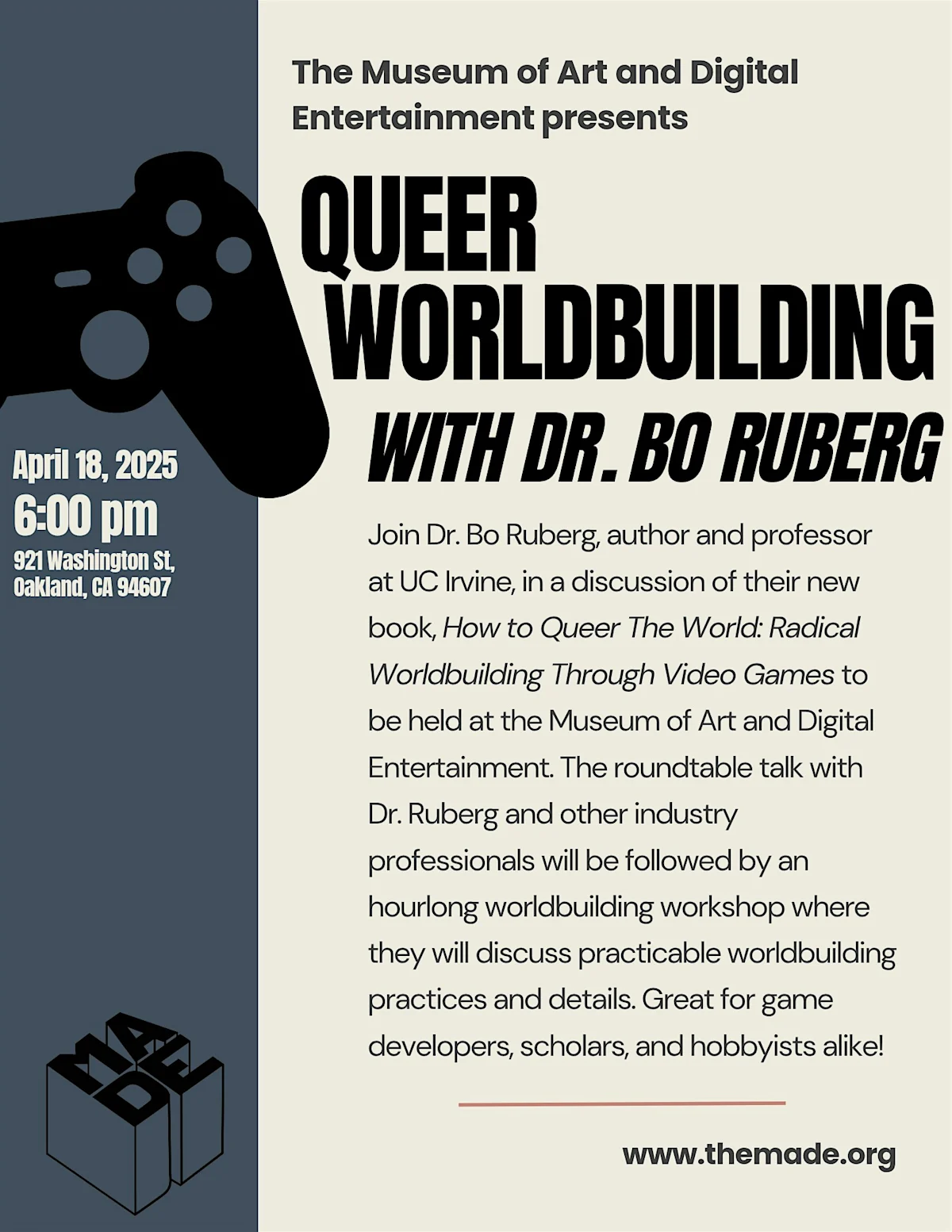 Queer World Building with Dr. Bo Ruberg