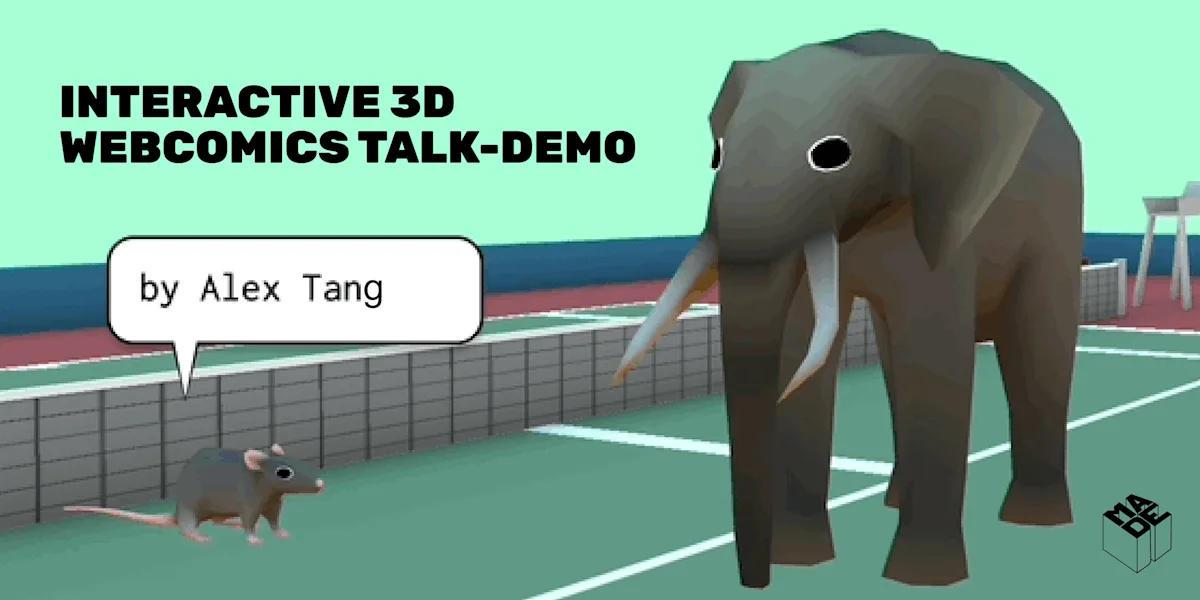 Interactive 3D Webcomics Talk-Demo with Alex Tan