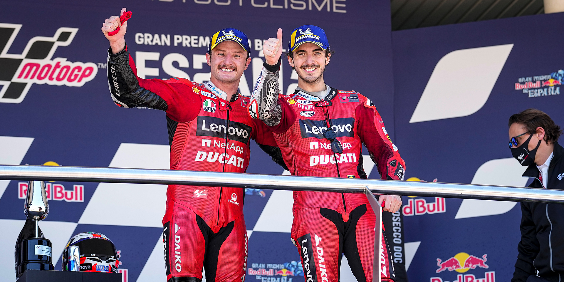Extraordinario doblete del Ducati Lenovo Team en el GP de España con ...