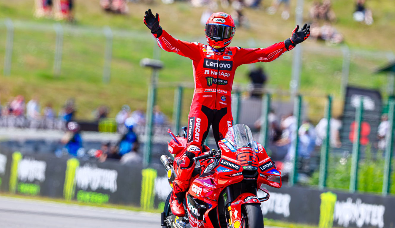 Marc Márquez y el Ducati Lenovo Team se llevan la victoria en la Sprint ...