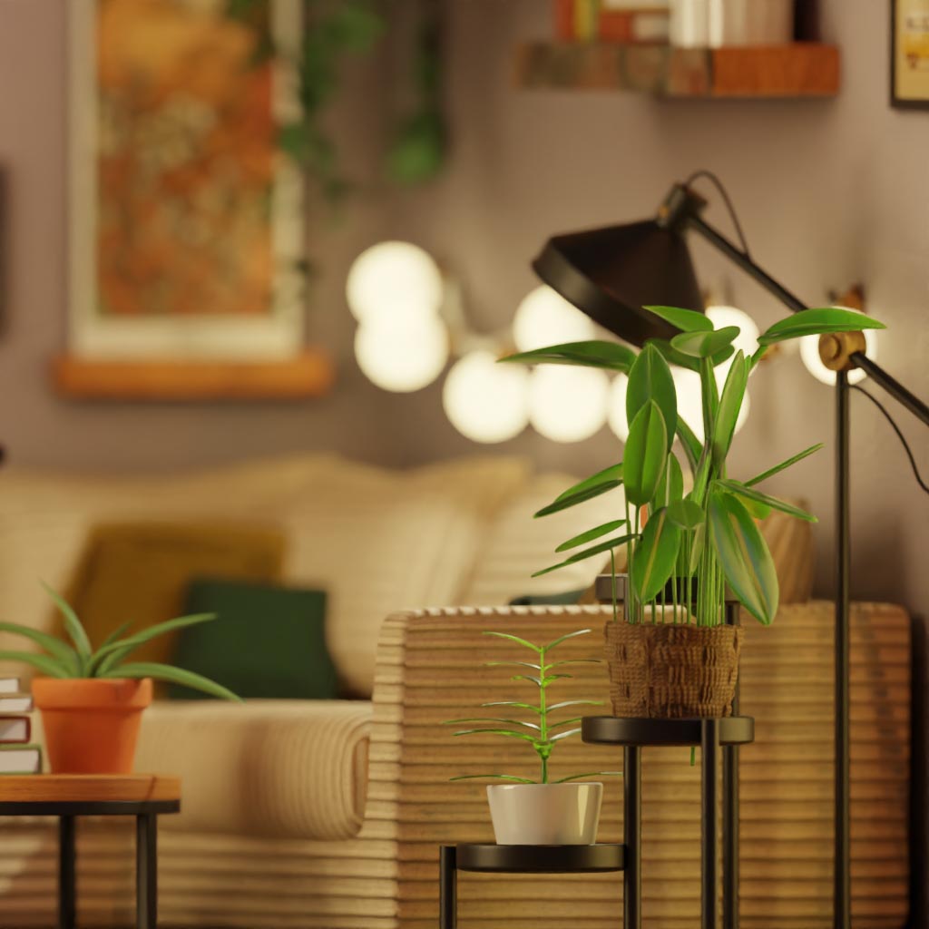 3D Living Room