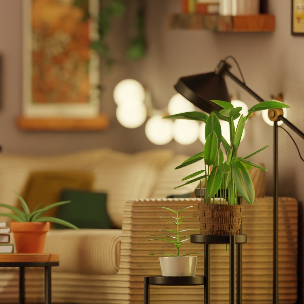 3D Living Room