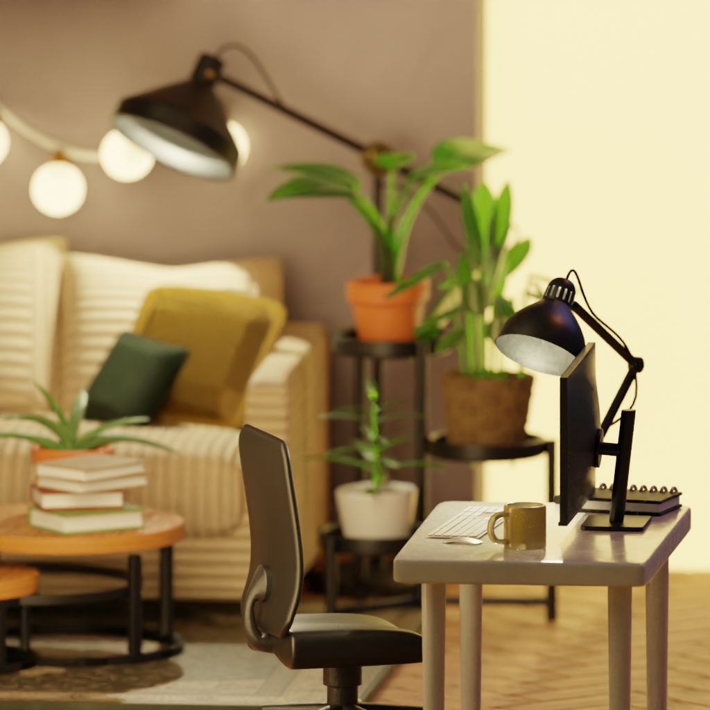 3D Living Room